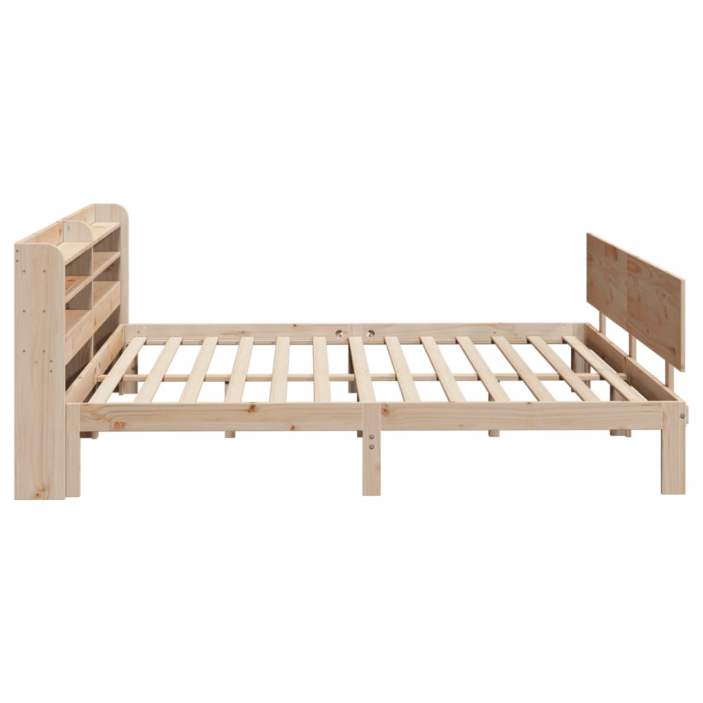 Bed Frame with Headboard without Mattress 200x200 cm